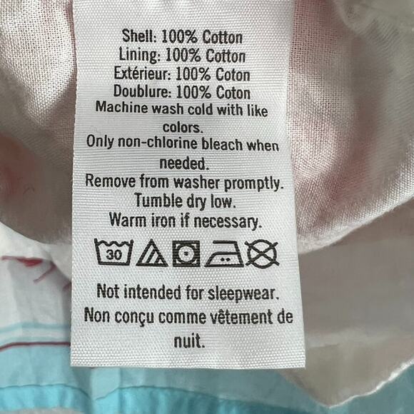 Janie and Jack Girls 6 Red Rose Pinafore Style Lined Blouse - Picture 6 of 6